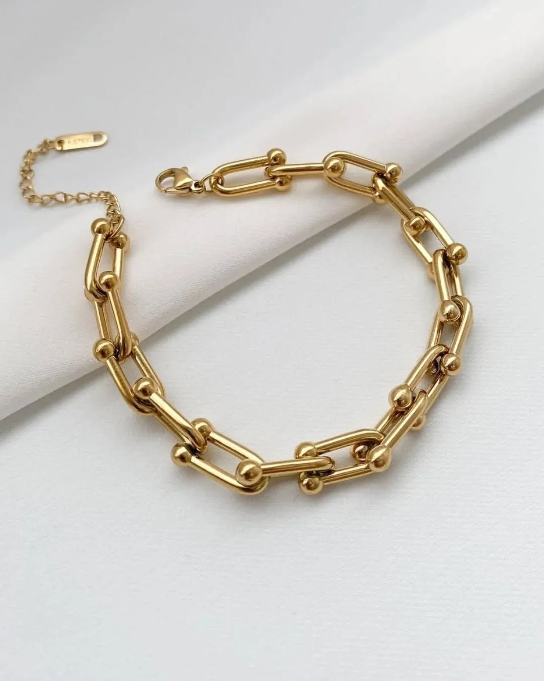 Gold Link Chain Bracelet