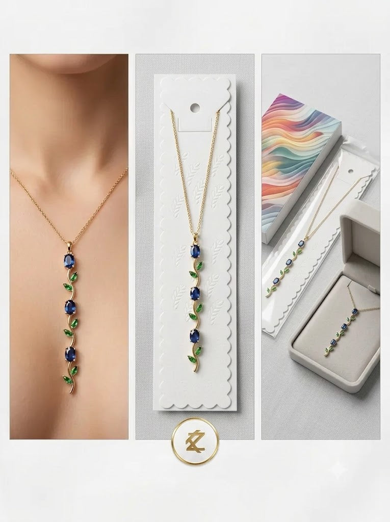 Ruby Vine Necklace