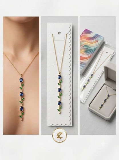 Ruby Vine Necklace