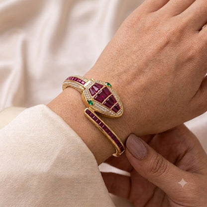 Royal Serpent Crystal Watch