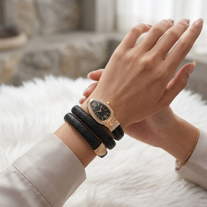 Noir Elegance Watch