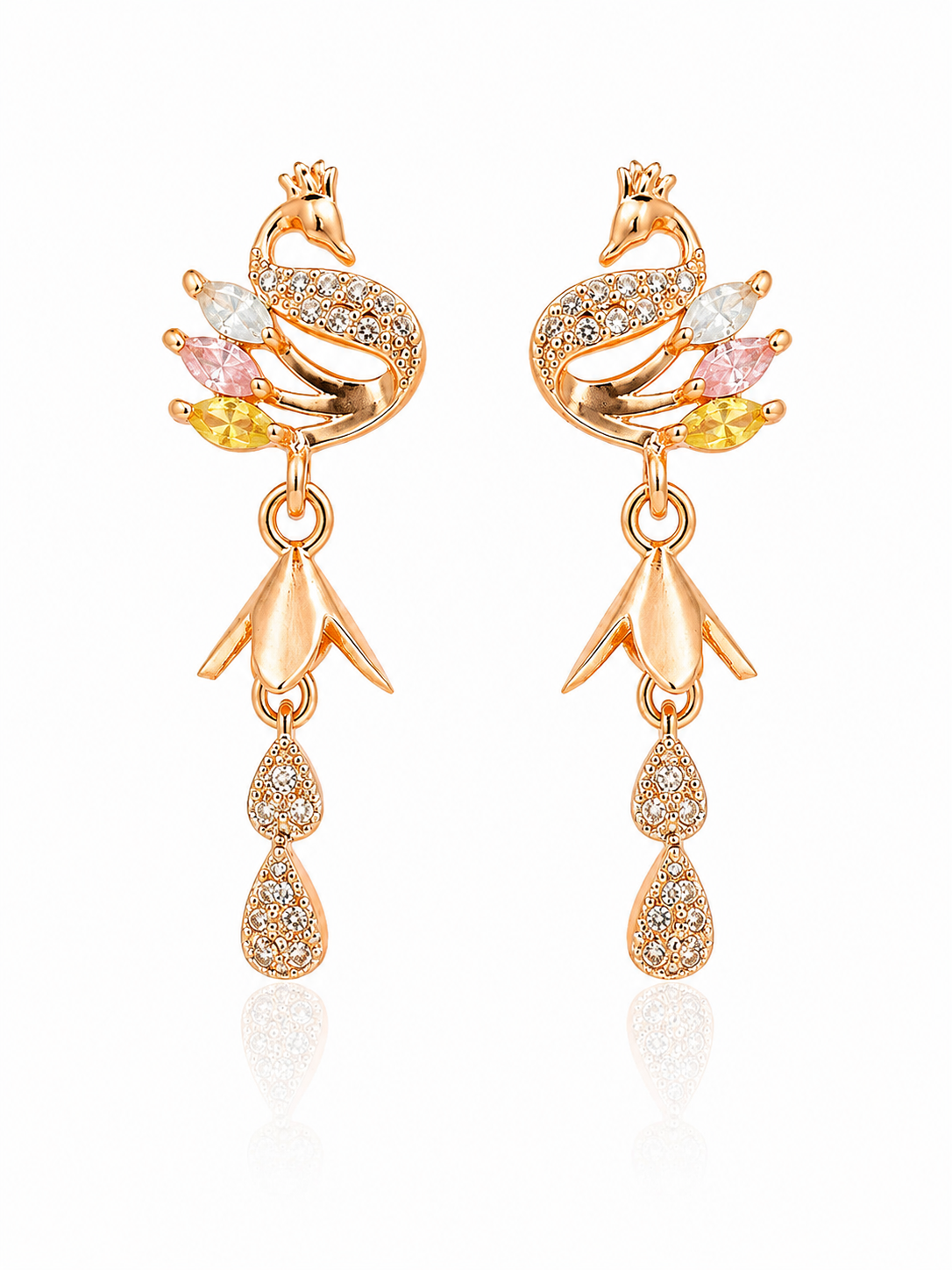 Royal Swan CZ Danglers