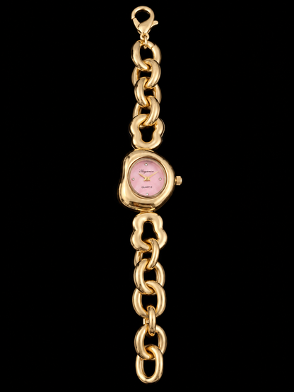 Oval Dial Chain Watch for Women