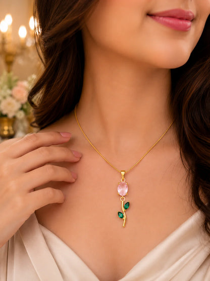 Scarlet Rose Necklace