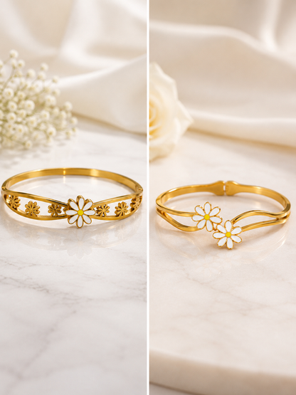 Daisy Bloom Gold Bracelet (1 Piece)