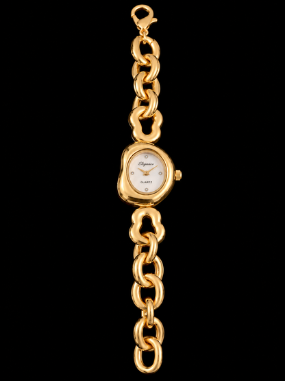 Oval Dial Chain Watch for Women