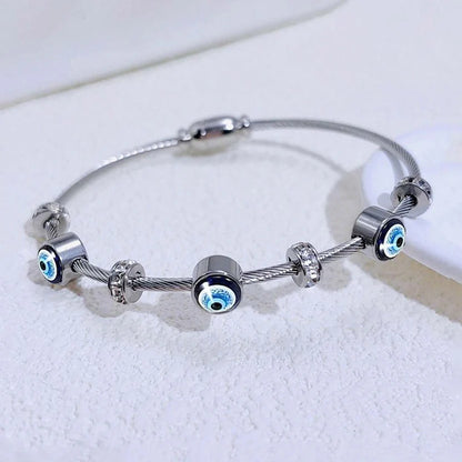 Evil Eye Charm Bracelet – Anti Tarnish Stainless Steel