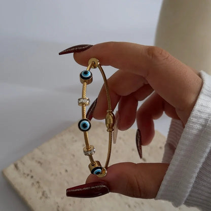 Evil Eye Charm Bracelet – Anti Tarnish Stainless Steel