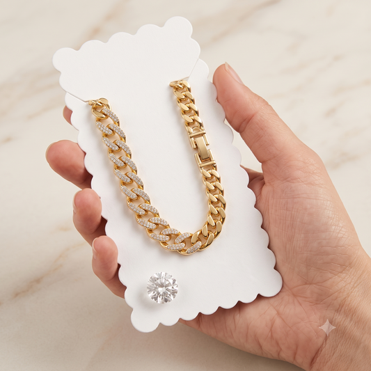 Cuban link bracelet