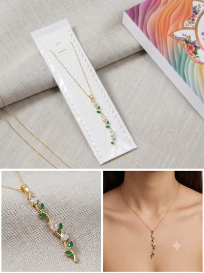 Ruby Vine Necklace