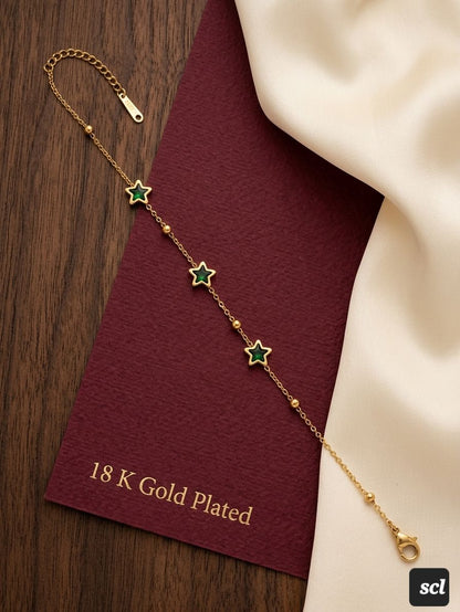 Green Gemstone Bracelet