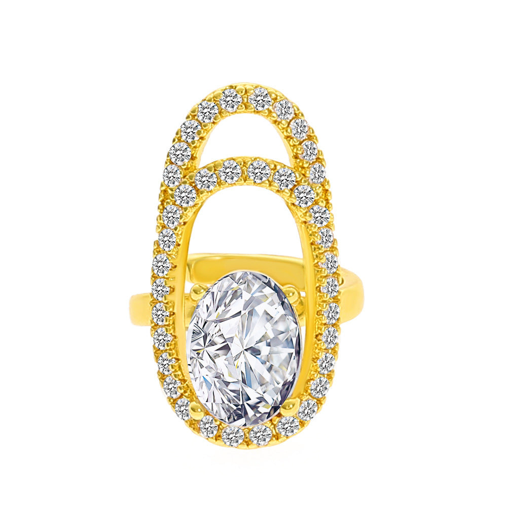 CZ Nail Cuffs - Set of 2