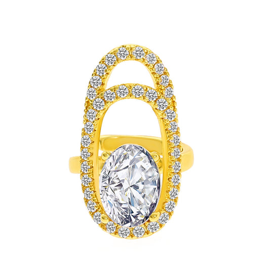 CZ Nail Cuffs - Set of 2