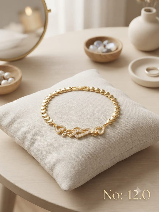 Aarohi Heart Sparkle Bracelet