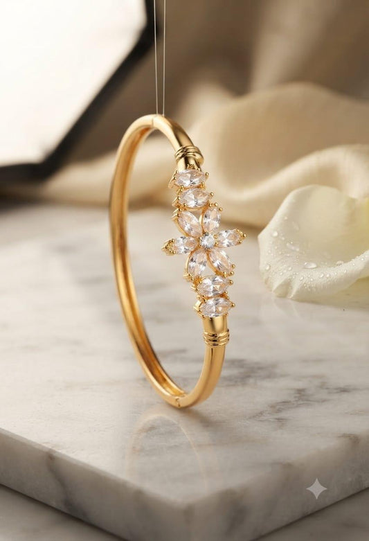 Flora Gleam Bangle Kada - Size 2.5"