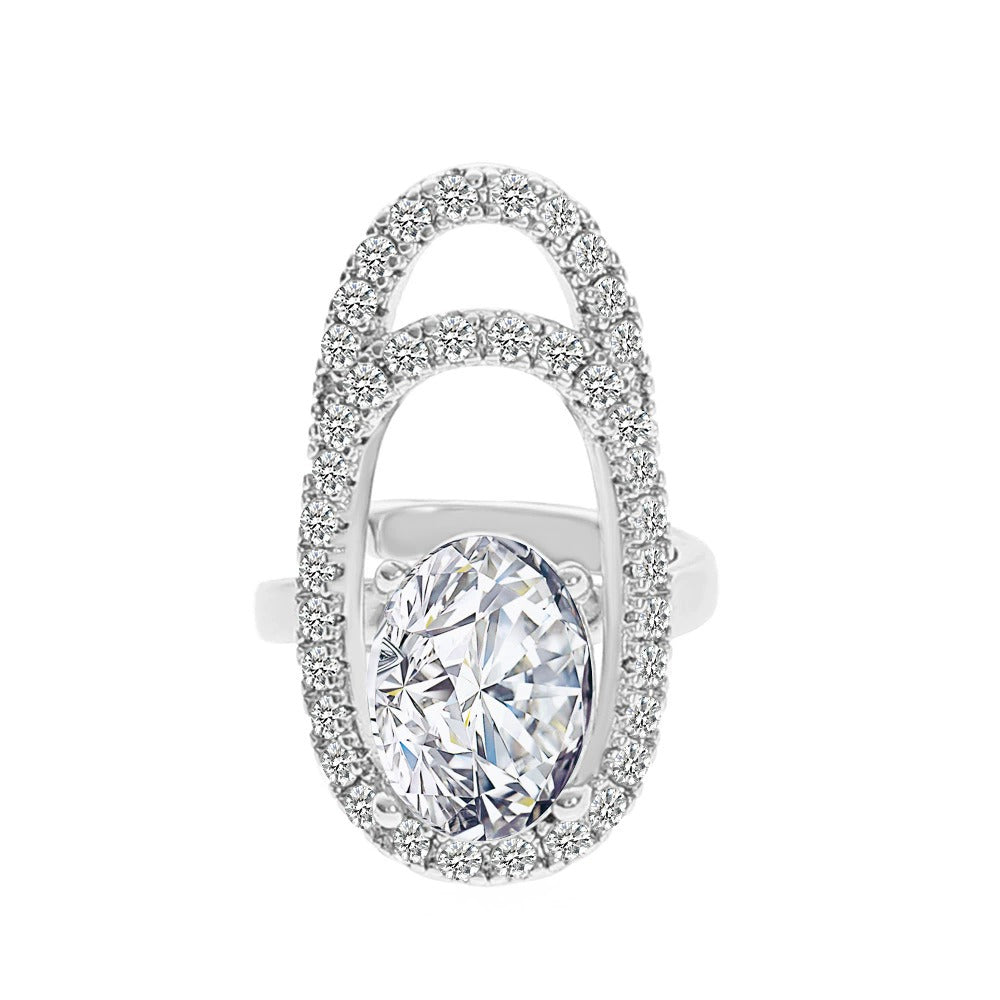 CZ Nail Cuffs - Set of 2