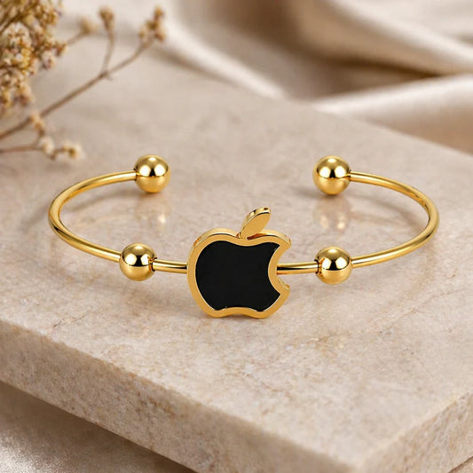 Elegant Apple Charm Anti-Tarnish Bracelet