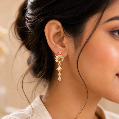 Royal Swan CZ Danglers