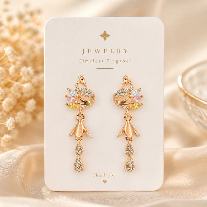 Royal Swan CZ Danglers
